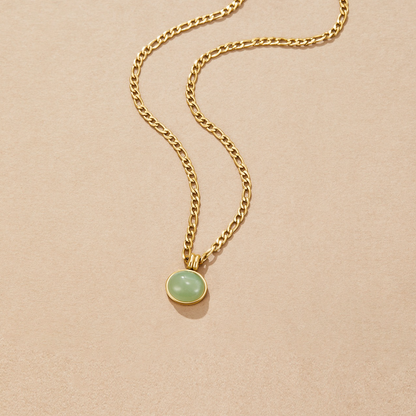 Liza – Collana con pendente in giada