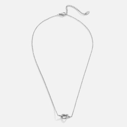 Collana Adela con nodo in argento