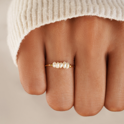 Grace – Anello con perle