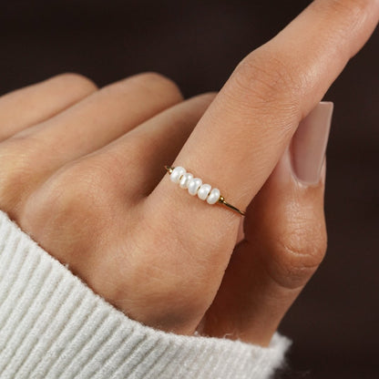 Grace – Anello con perle