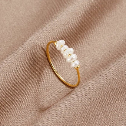 Grace – Anello con perle