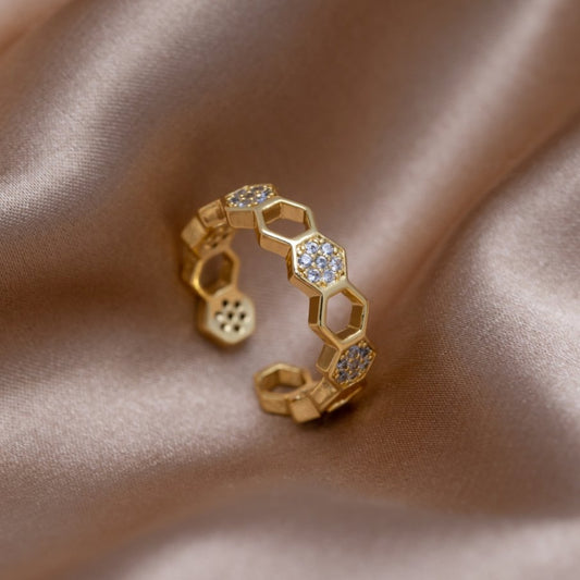 Nicole - Elegante anello con cristallo