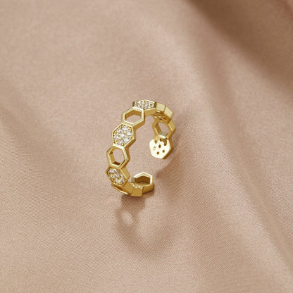 Nicole - Elegante anello con cristallo