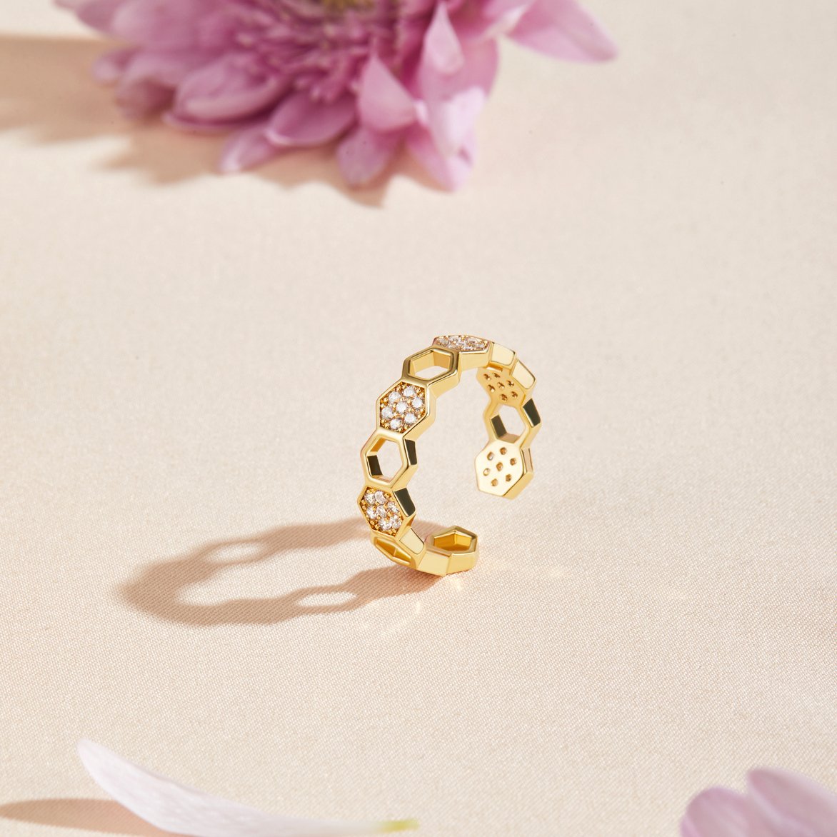 Nicole - Elegante anello con cristallo