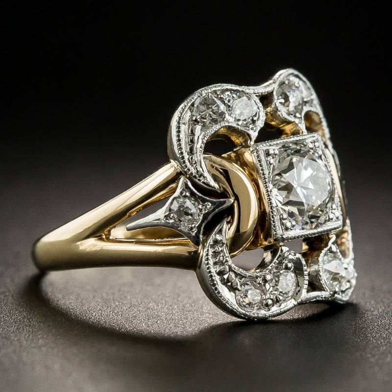 GINNY - Anello vintage con pietre