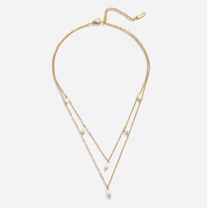 Kay – Collana a strati con perle a goccia