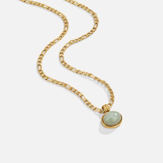 Liza – Collana con pendente in giada
