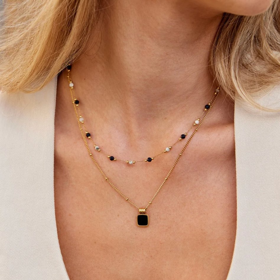 Collana chic di mezzanotte
