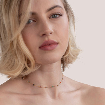Luly – Collana con pietre colorate