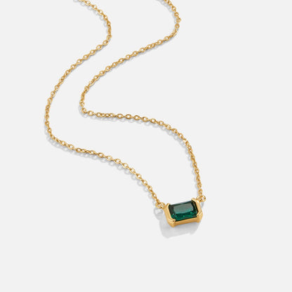 Moni – Collana con pietra verde