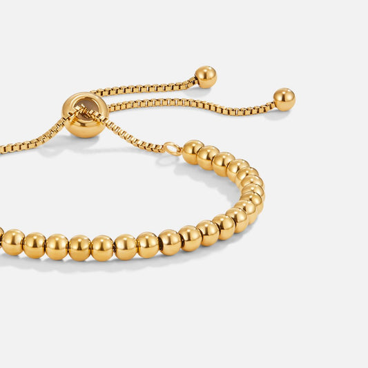 Nila – Bracciale dorato con perle