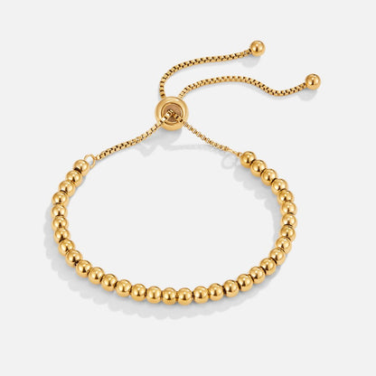 Nila – Bracciale dorato con perle
