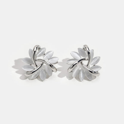 Orecchini con fiori d’opale