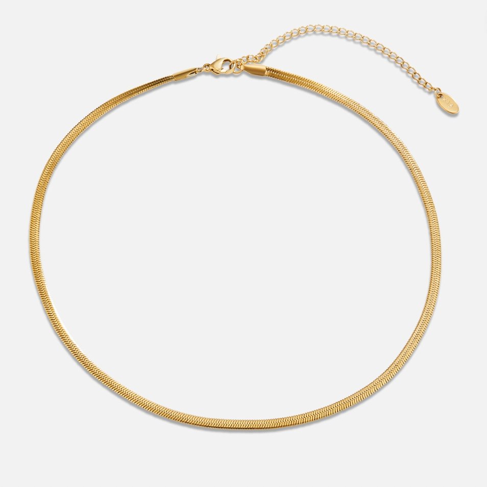 Collana snake dorata