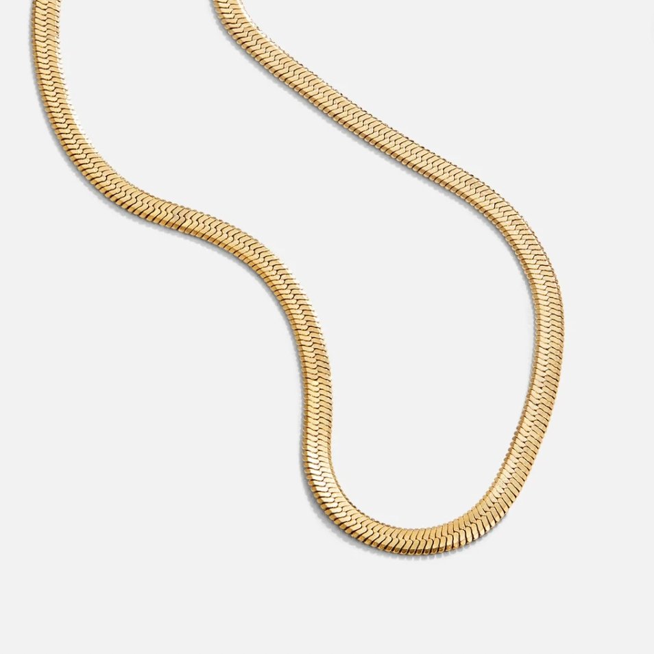 Collana snake dorata