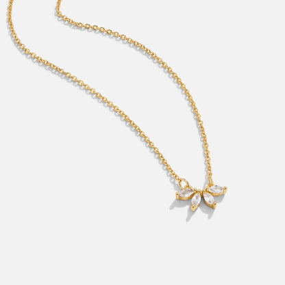 Omelia - Collana con foglia brillante