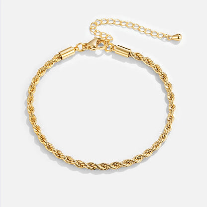 Sandra-Bracciale chic intrecciato dorato