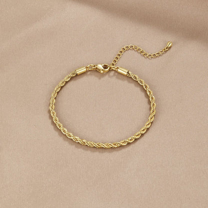Sandra-Bracciale chic intrecciato dorato