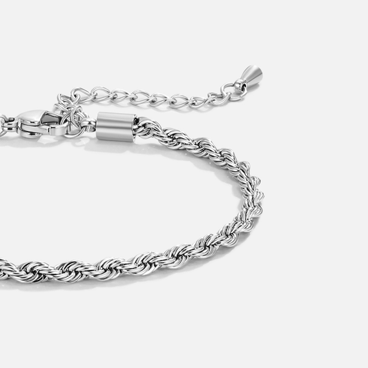 Bracciale a catena intrecciata