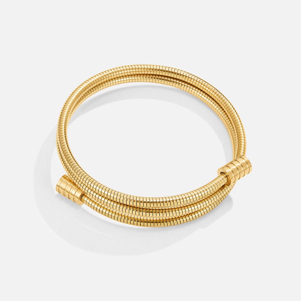 Loli-Bracciale dorato intrecciato