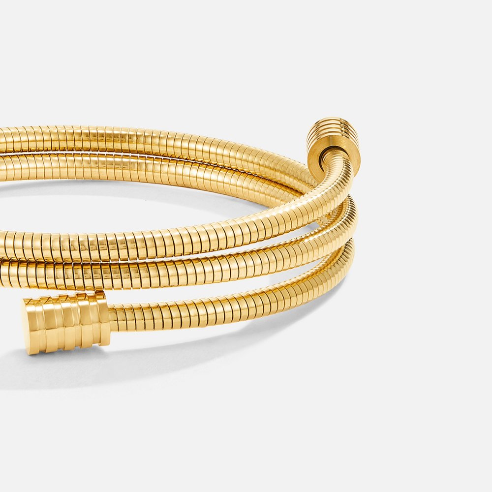 Loli-Bracciale dorato intrecciato