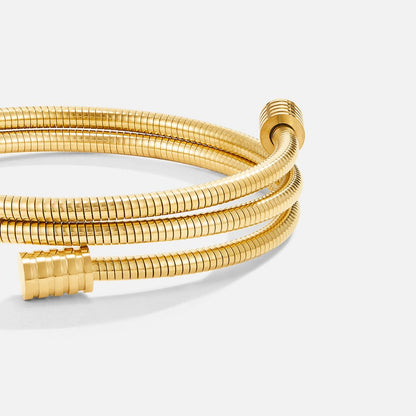 Loli-Bracciale dorato intrecciato