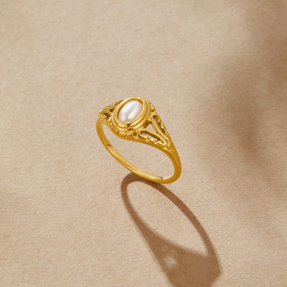 Royal – Anello vintage con perla